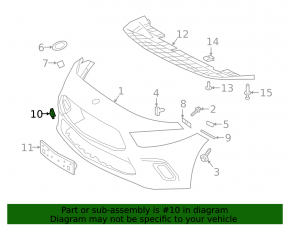 Mercedes A-class V177 19-22 front bumper towing hook cap