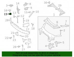 Headlight bracket right Mercedes W213 E 17-23