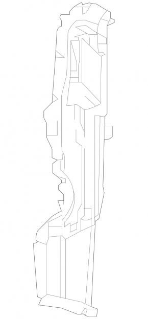 Right radiator deflector Mercedes Metris W447 16-23