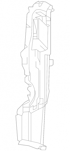 Right radiator deflector Mercedes Metris W447 16-23