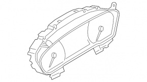 Instrument cluster Ford Ecosport 18-21