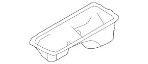 Oil pan BMW 3 E90 E92 07-12 535xi, 3 series, X1. 35i series, 300 hp, awd, Sedan & wagon, 3.0L without turbo, awd, Coupe & convertible, 3.0L bi turbo, awd, 325xi, 330xi, 3.0L turbo with twin po