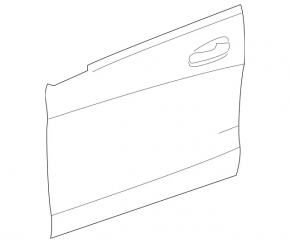 Bare front left door for Mercedes CLA 14-19