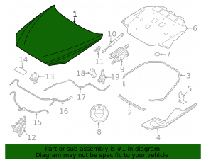Bare hood BMW 6 F06 F12 12-18
