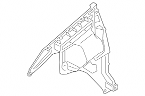Left rear fender bracket for BMW i3 14-21
