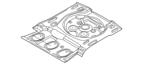 Trunk trough VW Tiguan 18-24 FWD