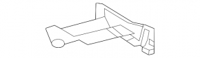 Rear left threshold mudguard Toyota Sienna 21-25
