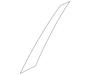 Door trim side rear right Infiniti QX50 19-20 front