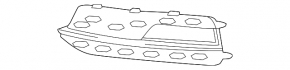 Front bumper grille left Audi A5 13-16 under fog lights