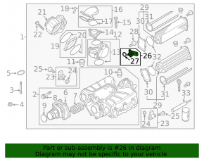 Rear boost sensor Porsche Panamera 10-16