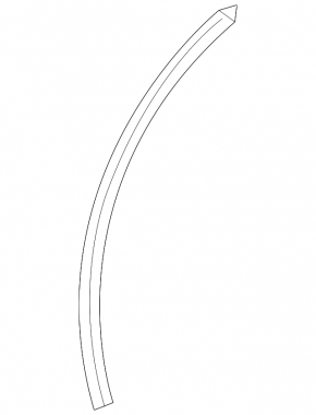 Door seal side rear left Mazda CX-30 20- rear