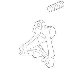 Front right axle shaft bracket Mazda CX-5 17-24
