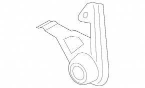 Right barrel mounting bracket Ford Mustang mk6 15- 3.7, 2.3T