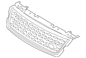 Land Rover Range Rover Velar 18-20 grille, dark gray