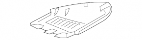 Mazda CX-5 interior mirror cover (2 parts)