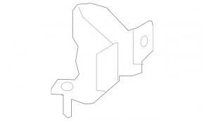 Left tailgate hinge Mercedes GLA 15-20