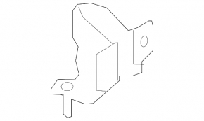 Left tailgate hinge Mercedes GLA 15-20