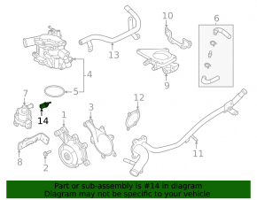 Coolant temperature sensor Infiniti QX80 25-26 3.5