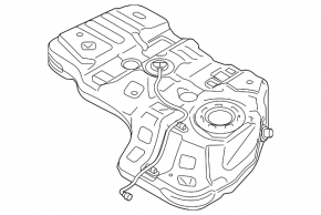 Fuel tank Kia Sorento 21-25 HEV
