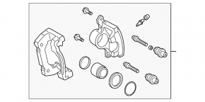 Front right caliper Lexus IS250 10-13