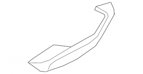 Rear left door trim armrest for Audi E-Tron 19-23, black leather, gray stitching