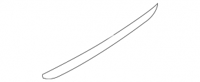Rear bumper cover for BMW 1 E82 08-13 with performance package
