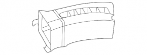 Brake cooling duct left BMW 4 G22 G26 21-25 rear