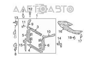 The upper TV bar for a Toyota Sienna 2010 needs straightening.