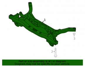 Rear subframe Kia Forte 20-24