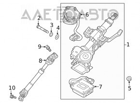 Steering column Hyundai Kona 18-21 electric without start-stop