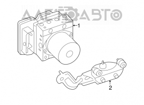 ABS ABS Hyundai Sonata 15-17