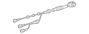 Left electric handbrake wire for VW Touareg 11-17