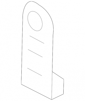 Rear bumper reinforcement bracket lower Hyundai Sonata 18-19