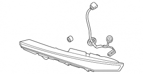 Kia EV6 22-24 LED Left Outer Fender Light with scuff marks