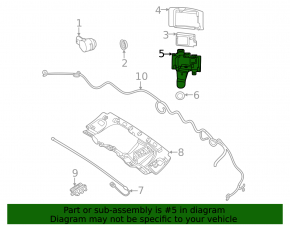 Blind Spot Sensor Bracket (BSM), Left, Mercedes X247 GLB 20-26