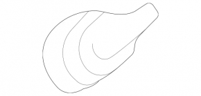 Mercedes GLC 20-22 rear wiper arm cap broken