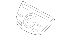 Control of the radio, display Ford Fiesta 11-19 Sync