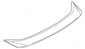 Ford Focus mk3 11-18 4d trunk lid spoiler