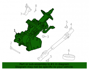 Steering column EUR Ford Mustang Mach-E 21-23
