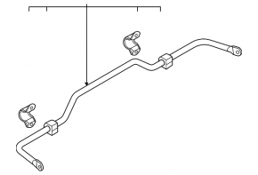 Rear stabilizer Ford Escape MK4 20- 1.5T, 2.0T, hybrid