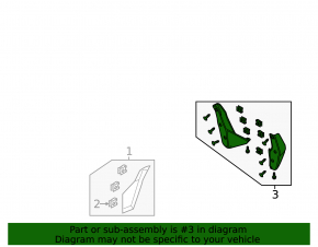 Mudguard rear right Honda Clarity 18-21 usa