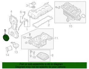 Nissan Rogue 14-20 2.5 Crankshaft Pulley