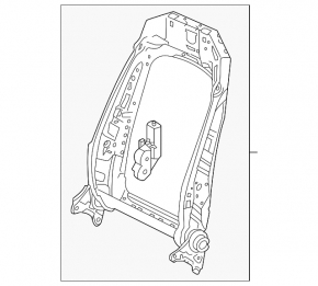 Driver's seat backrest adjustment motor for Volkswagen ID.4 21-22 without frame