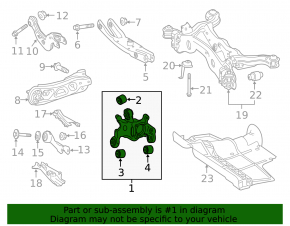 Rear left axle Mercedes CLA 14-19 AWD