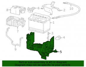 Battery tray Chevrolet Equinox EV 24-26
