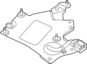 Converter Bracket Infiniti JX35 QX60 14-17 Hybrid