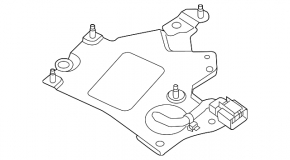 Converter Bracket Infiniti JX35 QX60 14-17 Hybrid