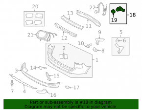 Volvo XC60 10-16 Rear Bumper Parking Sensor