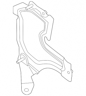 Bracket ECU block engine computer Polestar 2 21-