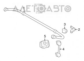 Rear stabilizer Lexus RX350 RX450h 20-22